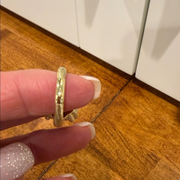 Judith Ripka Sterling Silver & 14K Gold Clad Diamonique Pave Ring - Picture 4 of 4